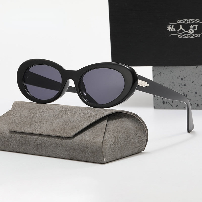 Wholesale Jelly Color Small Frame Cat Eye PC Sunglasses